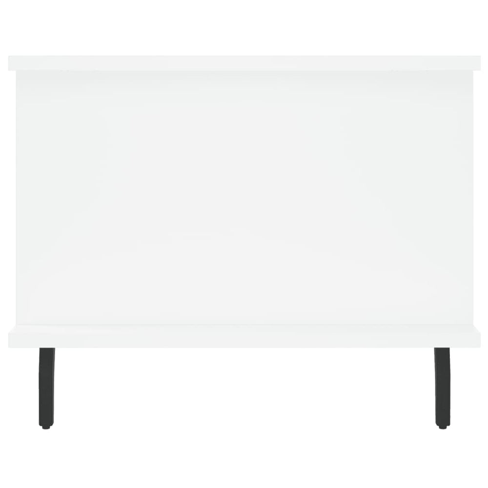 Salontafel 90x50x40 cm bewerkt hout wit MeubelReus
