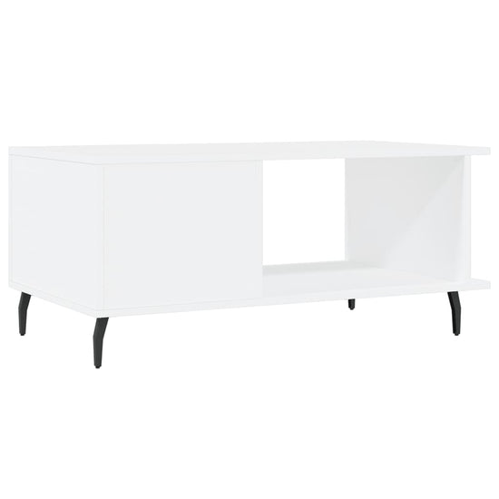 Salontafel 90x50x40 cm bewerkt hout wit MeubelReus