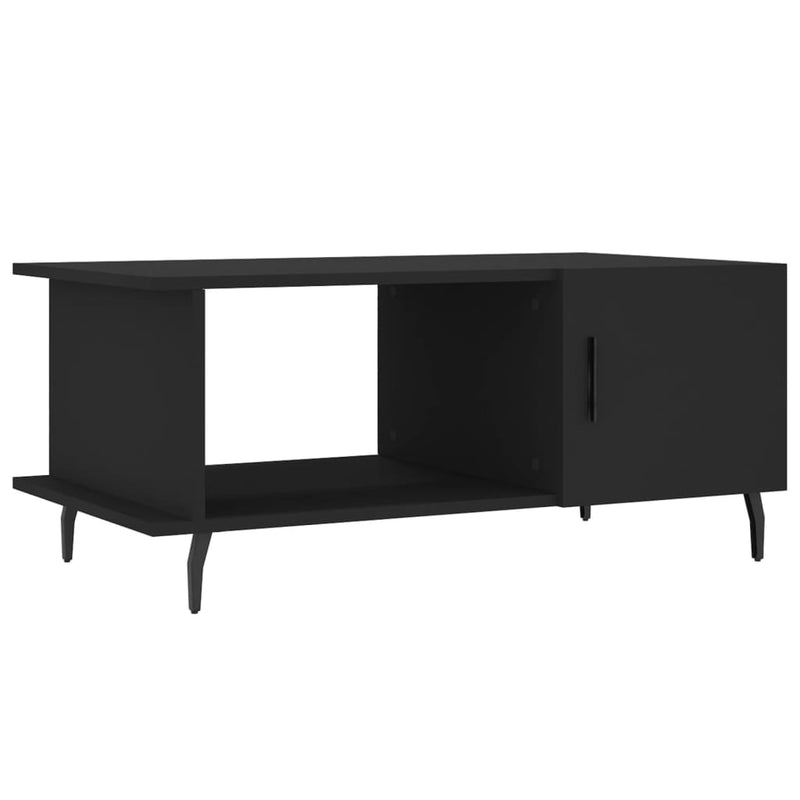 Salontafel 90x50x40 cm bewerkt hout zwart MeubelReus