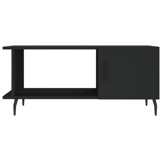 Salontafel 90x50x40 cm bewerkt hout zwart MeubelReus