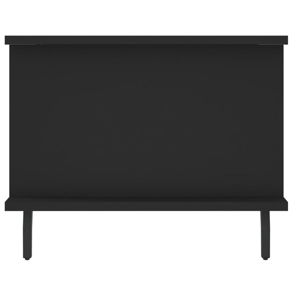 Salontafel 90x50x40 cm bewerkt hout zwart MeubelReus