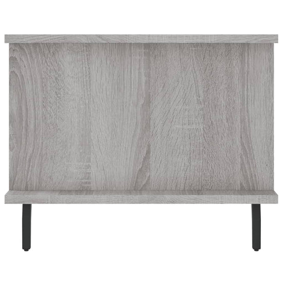 Salontafel 90x50x40 cm bewerkt hout grijs sonoma eikenkleurig MeubelReus