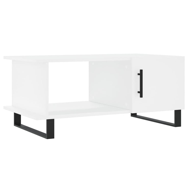 Salontafel 90x50x40 cm bewerkt hout wit MeubelReus