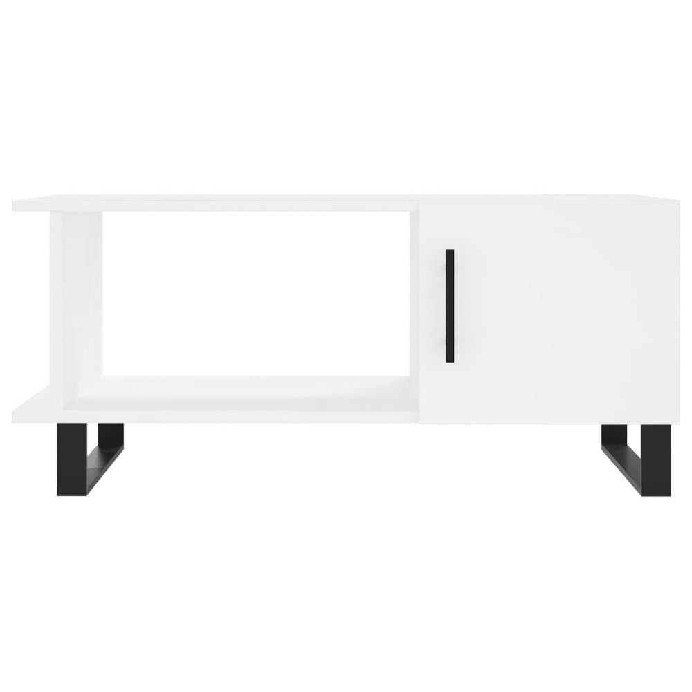 Salontafel 90x50x40 cm bewerkt hout wit MeubelReus