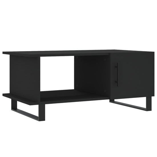 Salontafel 90x50x40 cm bewerkt hout zwart MeubelReus