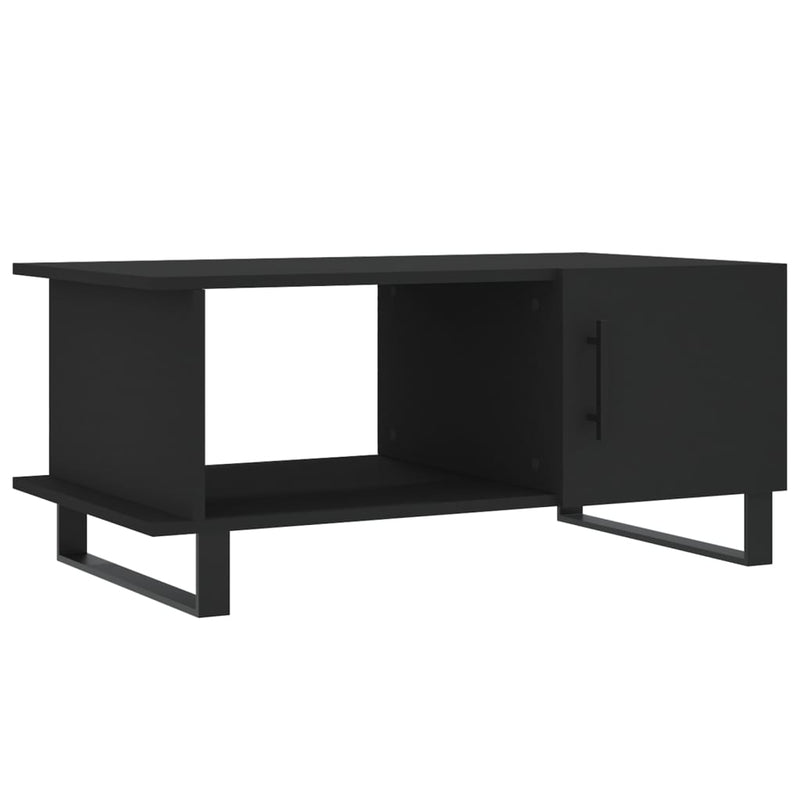 Salontafel 90x50x40 cm bewerkt hout zwart MeubelReus