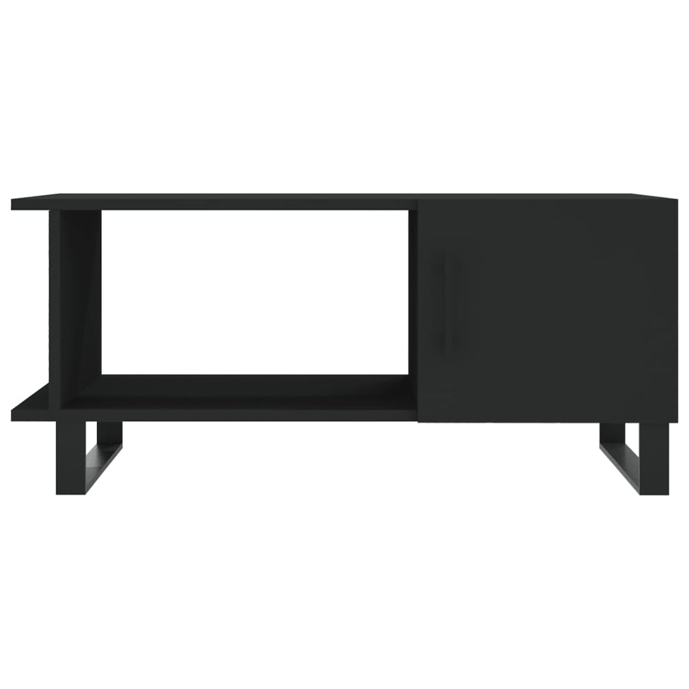Salontafel 90x50x40 cm bewerkt hout zwart MeubelReus