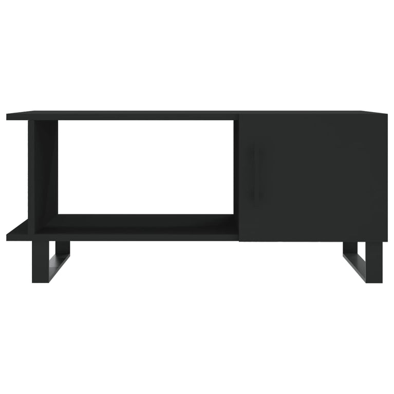 Salontafel 90x50x40 cm bewerkt hout zwart MeubelReus