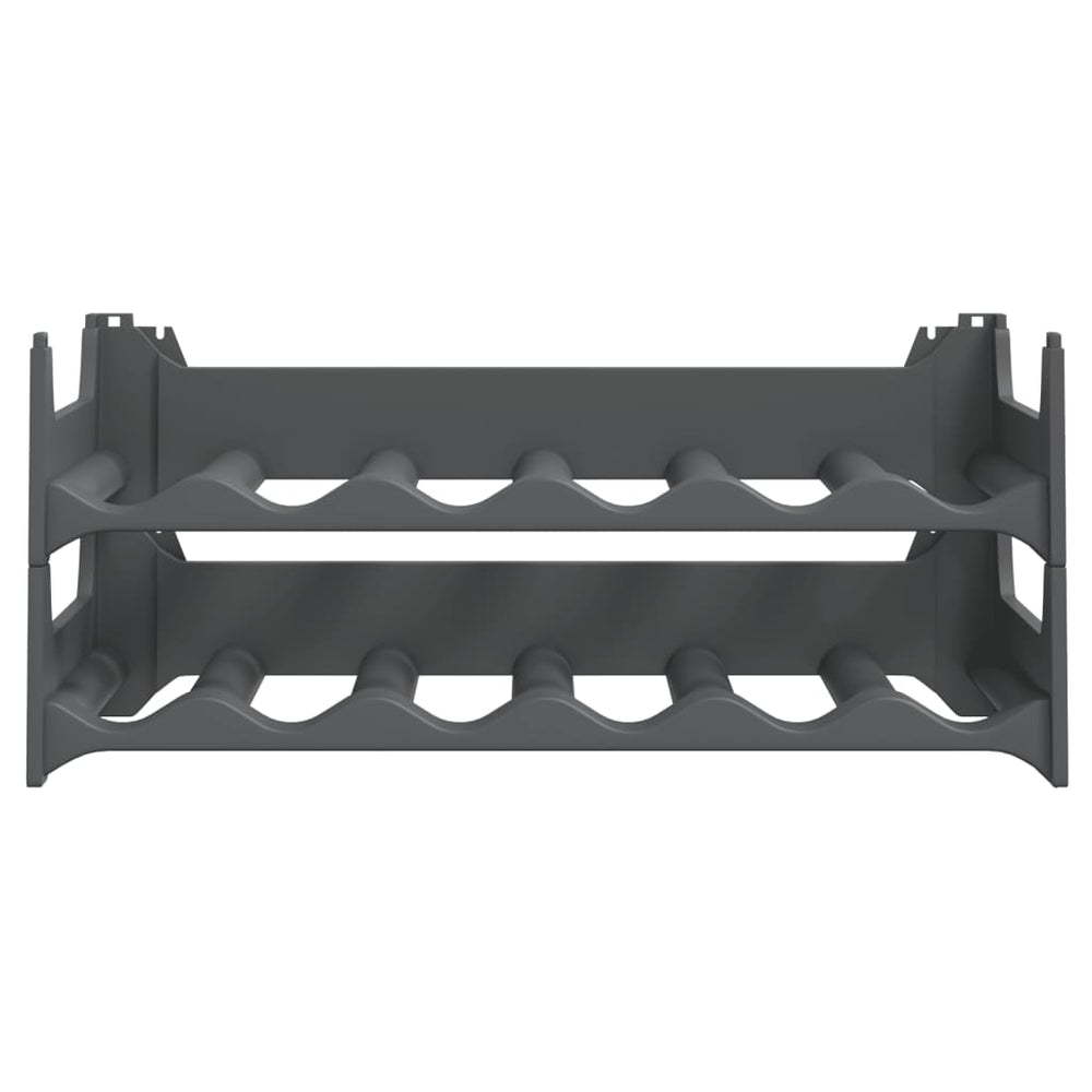 Wijnrek voor 12 flessen stapelbaar PP MeubelReus