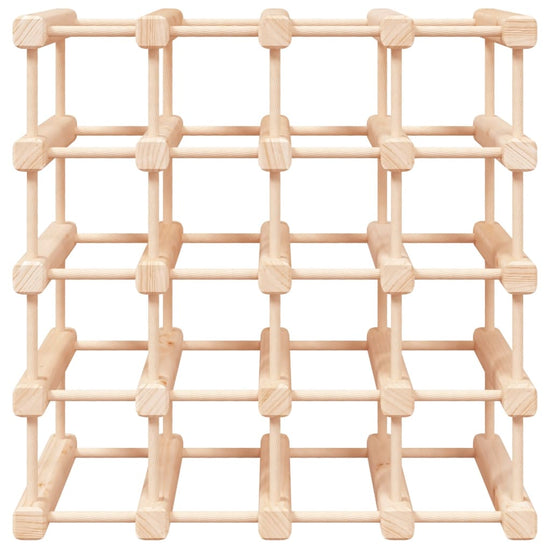 Wijnrek voor 20 flessen 46,5x23x46,5 cm massief grenenhout MeubelReus