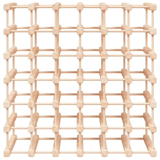 Wijnrek voor 42 flessen 68,5x23x68,5 cm massief grenenhout MeubelReus