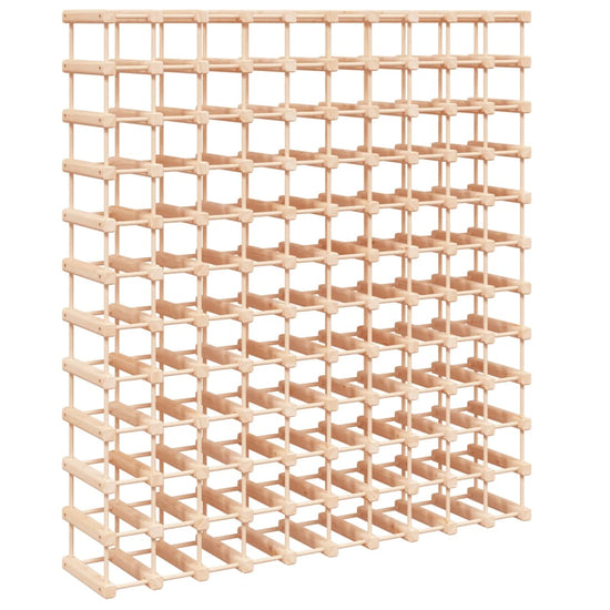 Wijnrek voor 120 flessen 112,5x23x123,5cm massief grenenhout MeubelReus