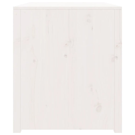 Keukenkast voor buiten 106x55x64 cm massief grenenhout wit MeubelReus