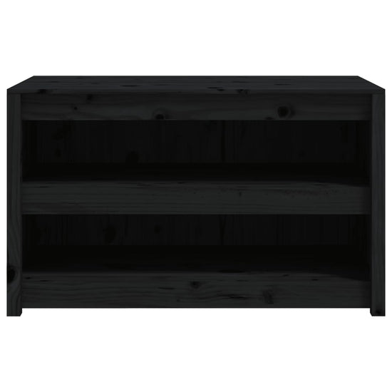 Keukenkast voor buiten 106x55x64 cm massief grenenhout zwart MeubelReus