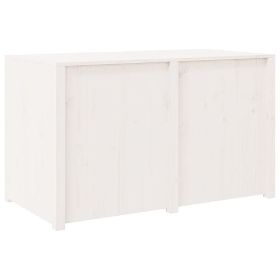 Keukenkast voor buiten 106x55x64 cm massief grenenhout wit MeubelReus