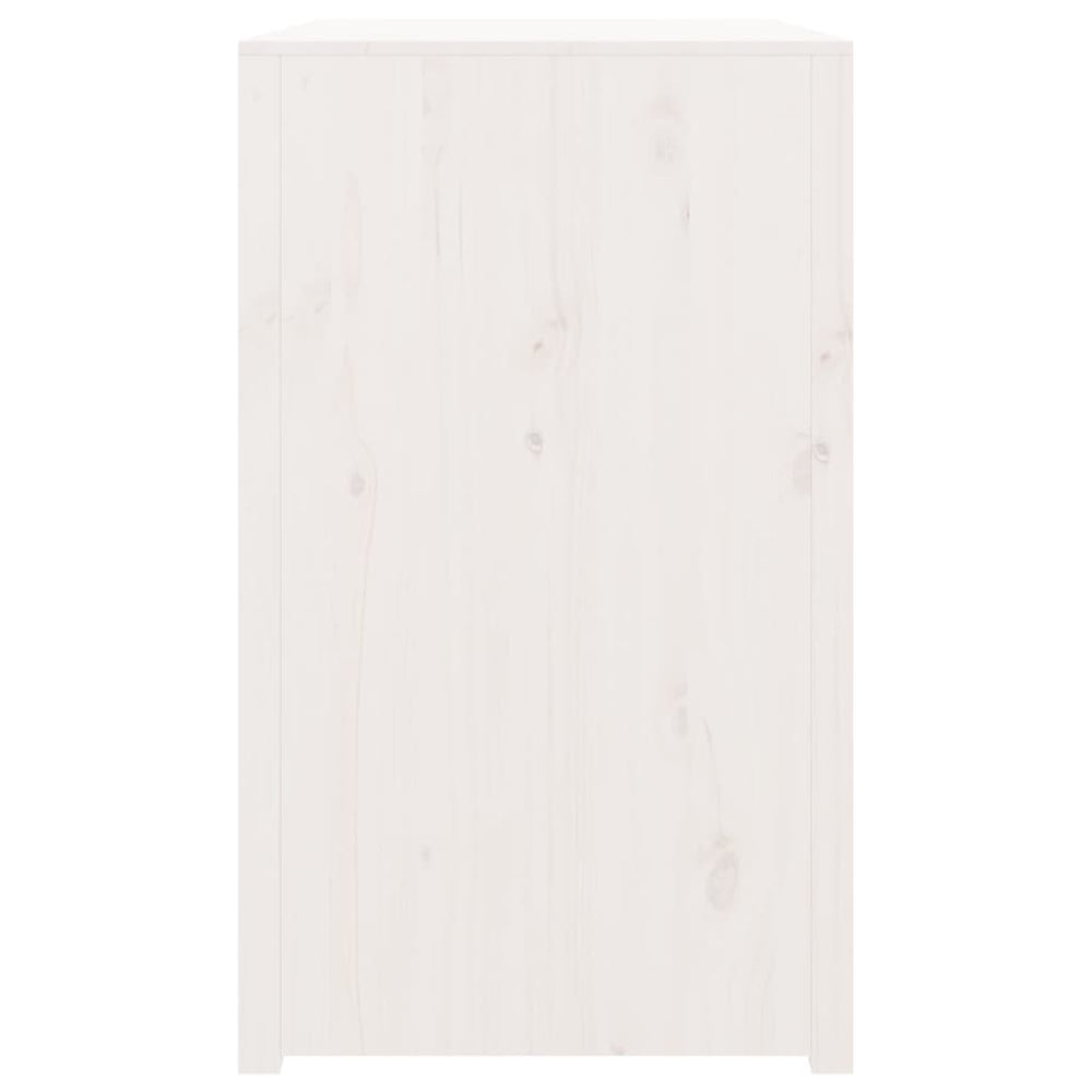 Keukenkast voor buiten 106x55x92 cm massief grenenhout wit MeubelReus