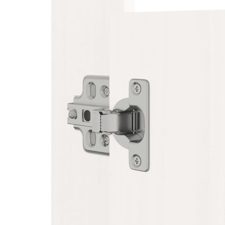 Keukenkast voor buiten massief grenenhout wit