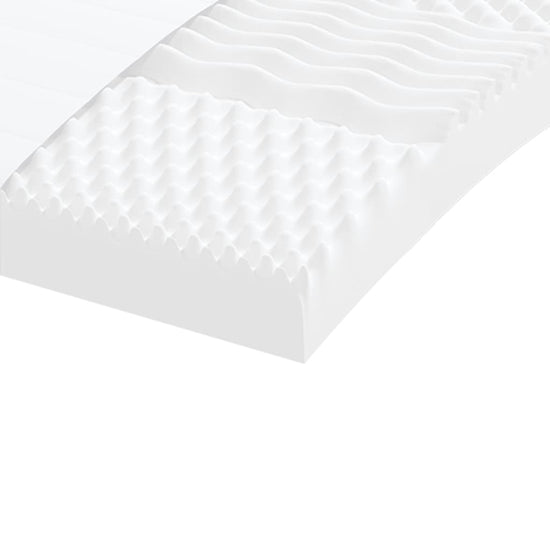 Schuimmatrassen 2 st 7 zones hardheid 20 ILD 100x200 cm wit MeubelReus