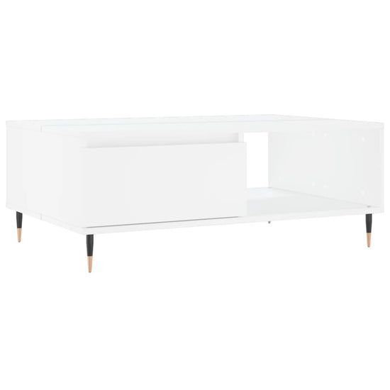 Salontafel 90x60x35 cm bewerkt hout wit MeubelReus