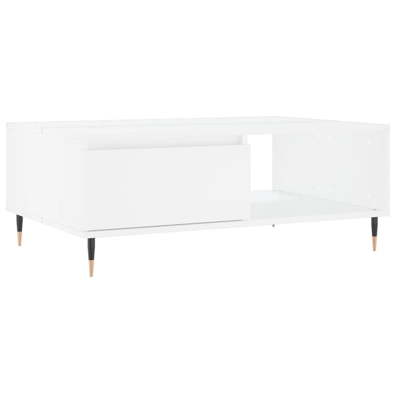 Salontafel 90x60x35 cm bewerkt hout wit MeubelReus