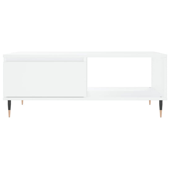 Salontafel 90x60x35 cm bewerkt hout wit MeubelReus