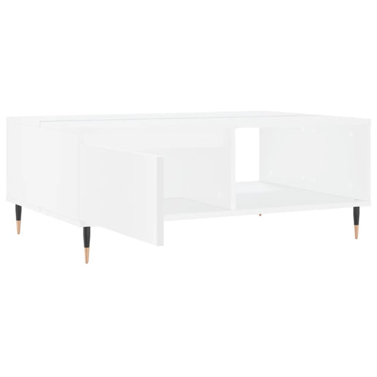 Salontafel 90x60x35 cm bewerkt hout wit MeubelReus