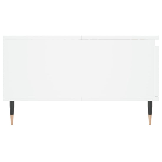 Salontafel 90x60x35 cm bewerkt hout wit MeubelReus