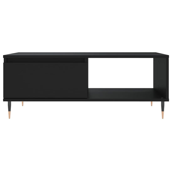 Salontafel 90x60x35 cm bewerkt hout zwart MeubelReus