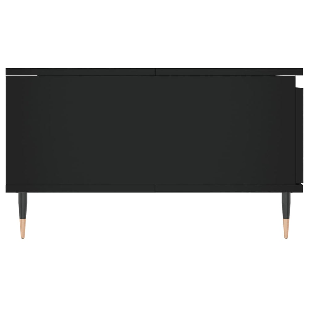 Salontafel 90x60x35 cm bewerkt hout zwart MeubelReus