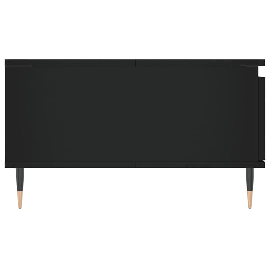 Salontafel 90x60x35 cm bewerkt hout zwart MeubelReus