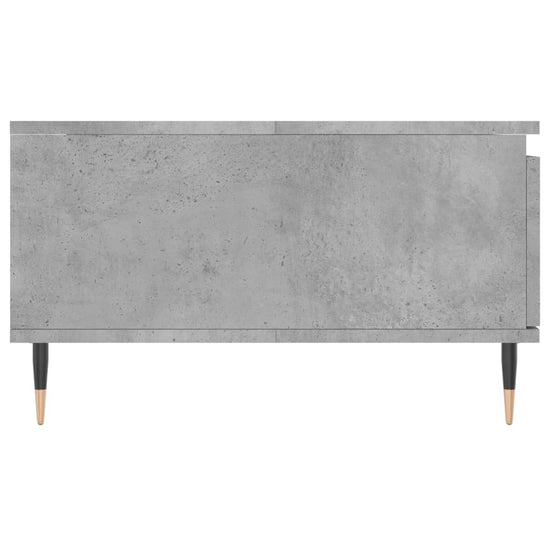 Salontafel 90x60x35 cm bewerkt hout betongrijs MeubelReus