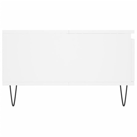 Salontafel 90x60x35 cm bewerkt hout wit MeubelReus