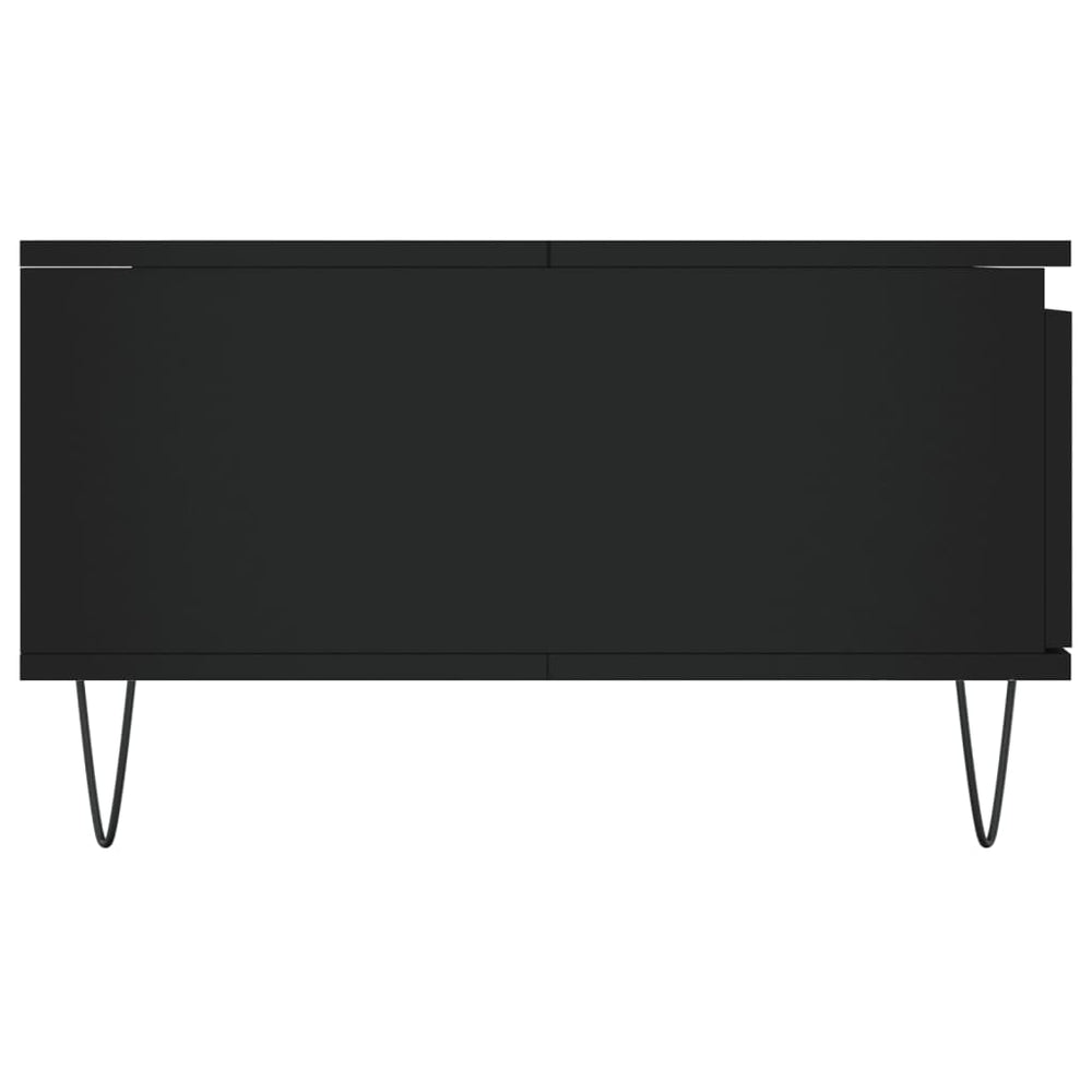 Salontafel 90x60x35 cm bewerkt hout zwart MeubelReus