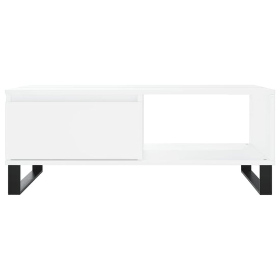 Salontafel 90x60x35 cm bewerkt hout wit MeubelReus