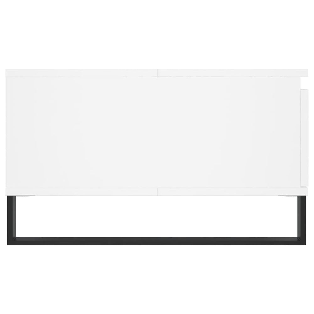 Salontafel 90x60x35 cm bewerkt hout wit MeubelReus