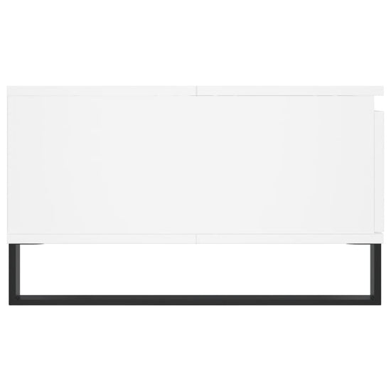 Salontafel 90x60x35 cm bewerkt hout wit MeubelReus