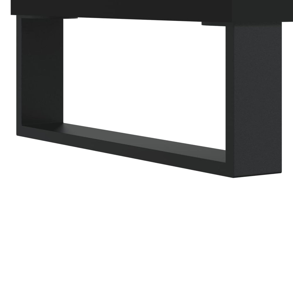 Salontafel 90x60x35 cm bewerkt hout zwart MeubelReus