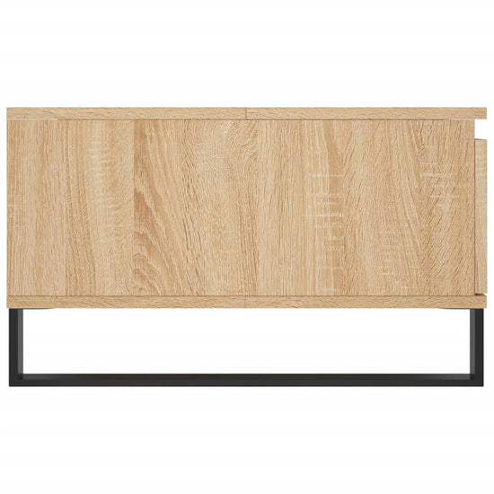 Salontafel 90x60x35 cm bewerkt hout sonoma eikenkleurig MeubelReus
