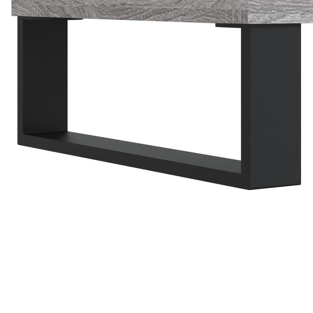 Salontafel 90x60x35 cm bewerkt hout grijs sonoma eikenkleurig MeubelReus