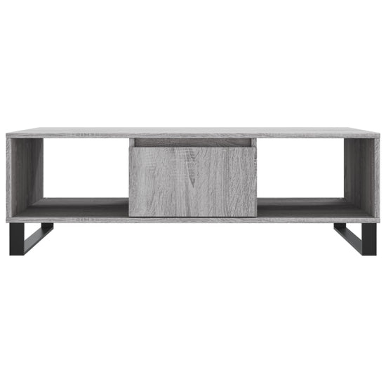 Salontafel 104x60x35 cm bewerkt hout grijs sonoma MeubelReus