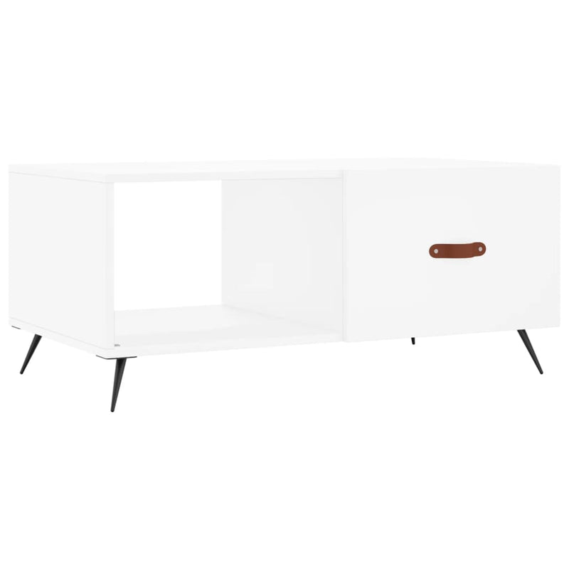 Salontafel 90x50x40 cm bewerkt hout wit MeubelReus