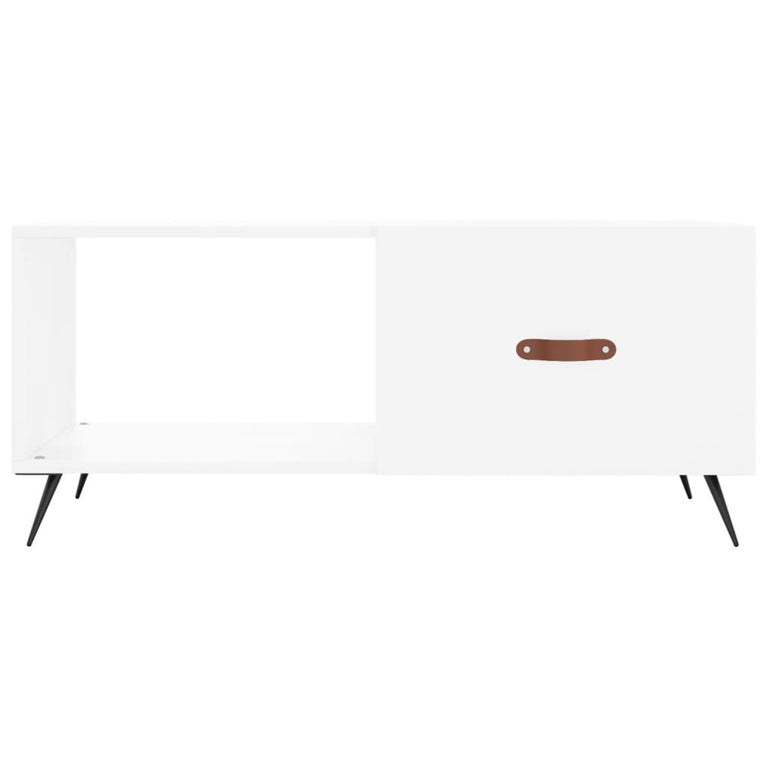 Salontafel 90x50x40 cm bewerkt hout wit MeubelReus