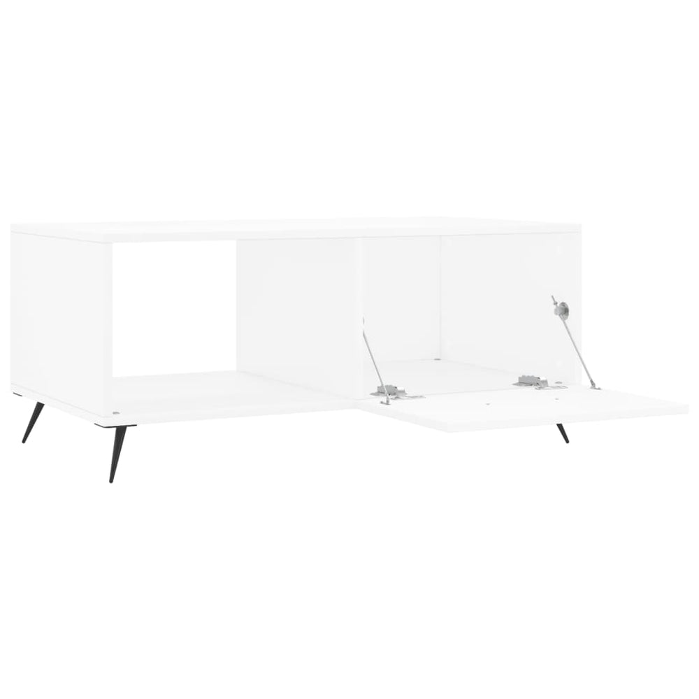 Salontafel 90x50x40 cm bewerkt hout wit MeubelReus