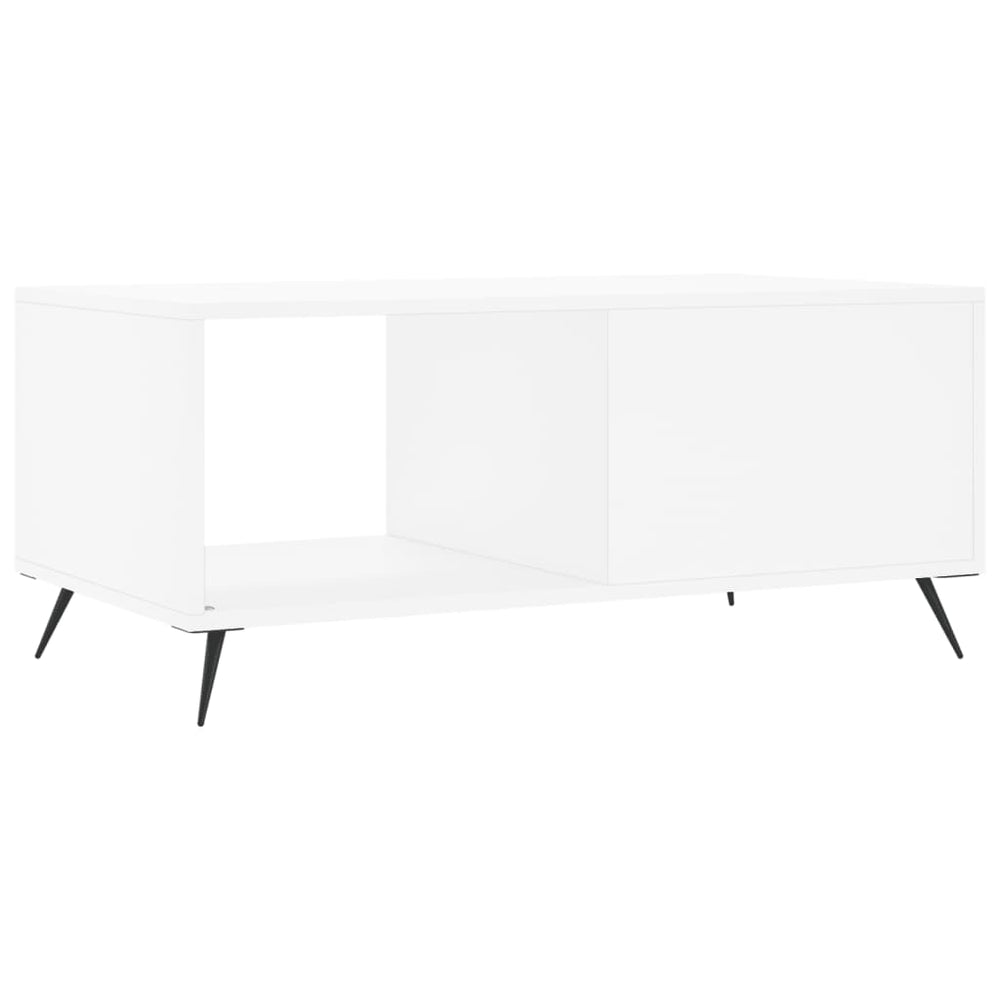 Salontafel 90x50x40 cm bewerkt hout wit MeubelReus