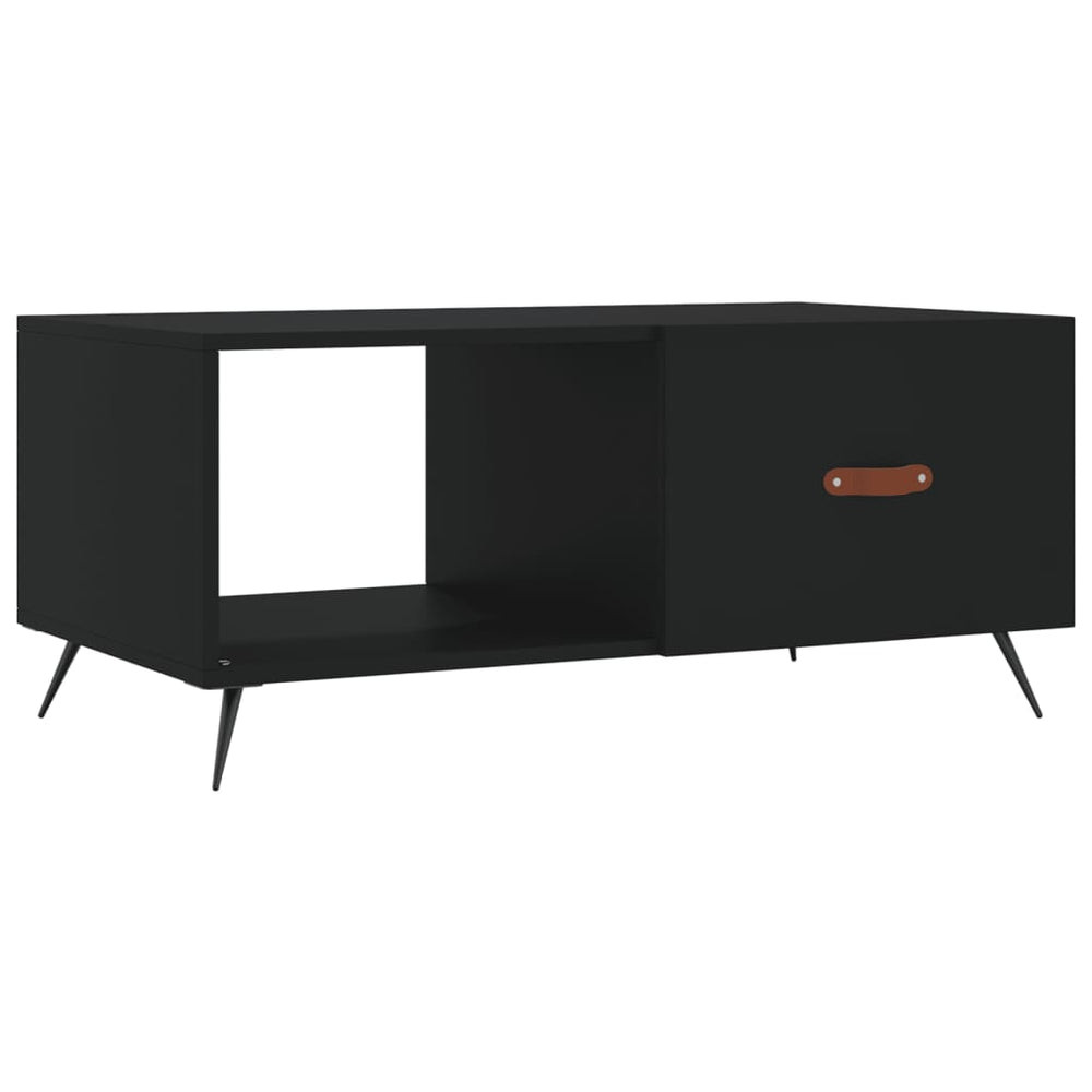 Salontafel 90x50x40 cm bewerkt hout zwart MeubelReus