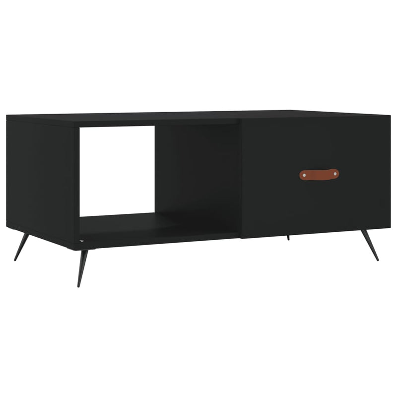 Salontafel 90x50x40 cm bewerkt hout zwart MeubelReus