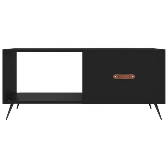 Salontafel 90x50x40 cm bewerkt hout zwart MeubelReus
