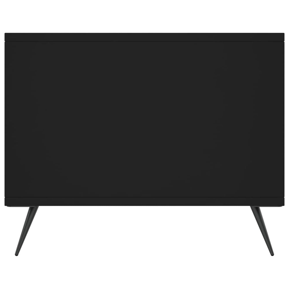 Salontafel 90x50x40 cm bewerkt hout zwart MeubelReus