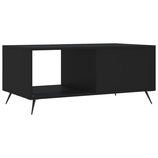 Salontafel 90x50x40 cm bewerkt hout zwart MeubelReus
