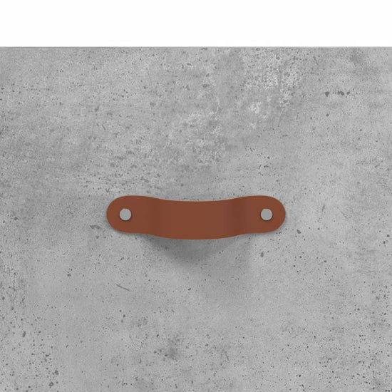 Salontafel 90x50x40 cm bewerkt hout betongrijs MeubelReus